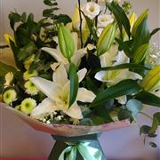 Simple White Oriental Lilies