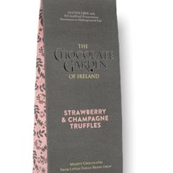 Strawberry and Champagne Chocolate Truffles
