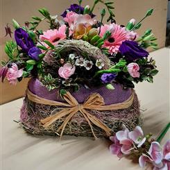 Pink &amp; Lilac Basket