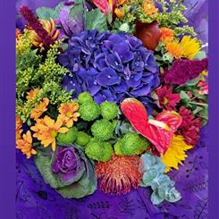 Purple Haze Hand Tied Bouquet
