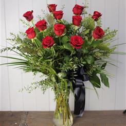 The Dozen Rhodos Roses  