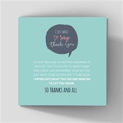 Thank You Greeting Card